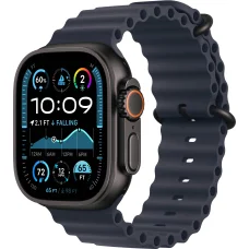 Apple Watch Ultra 2 49mm Black Titanium Case with Navy Ocean Band 2024